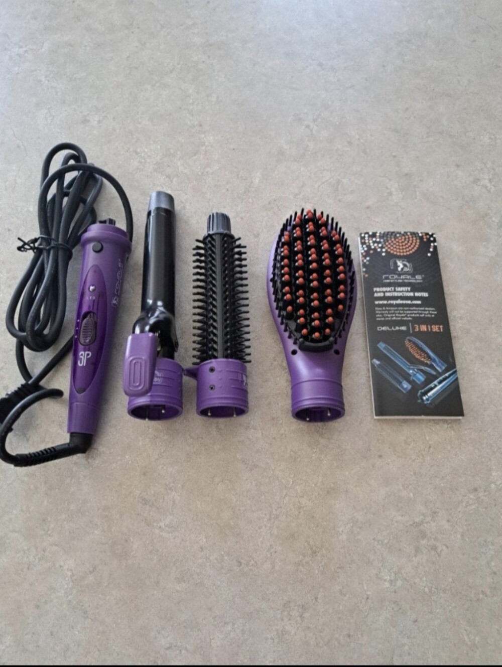 BRAND NEW Purple 3 in 1 Professional Hair Styling Tools